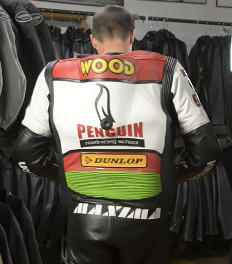 back view of Air-Pro air bag suit after activation